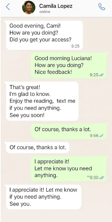 Testimonial 3 - WhatsApp